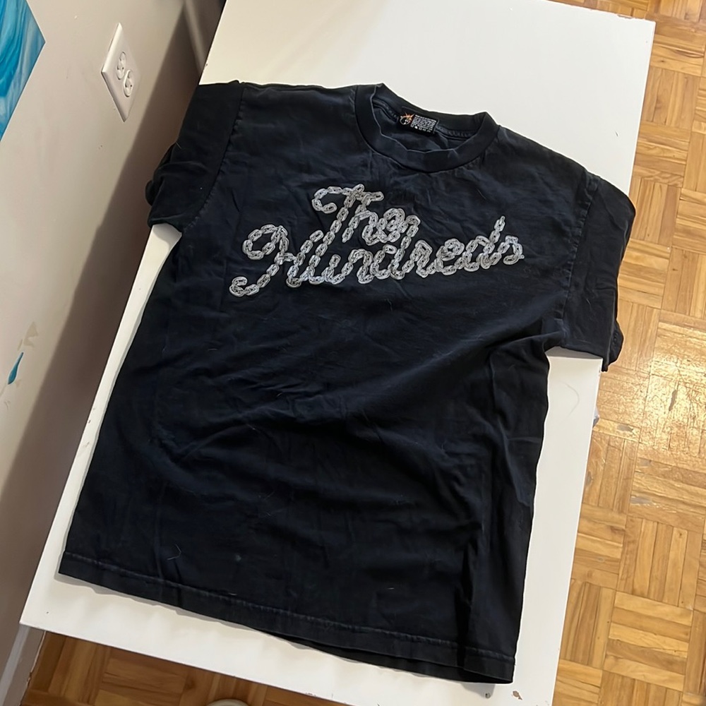 The Hundreds Black chain tee size medium